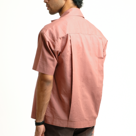 Baker Shirt: Salmon