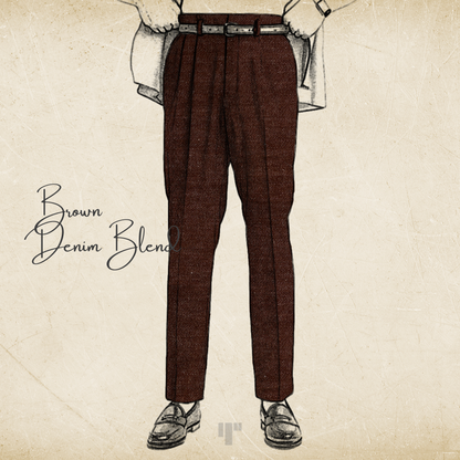 Design your 'One Piece Constructed Belt Looped Trousers'