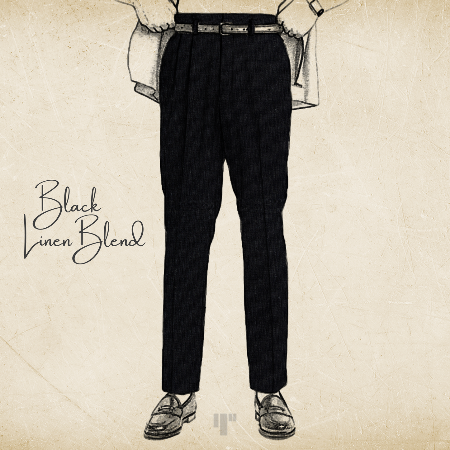 Design your 'One Piece Constructed Belt Looped Trousers'