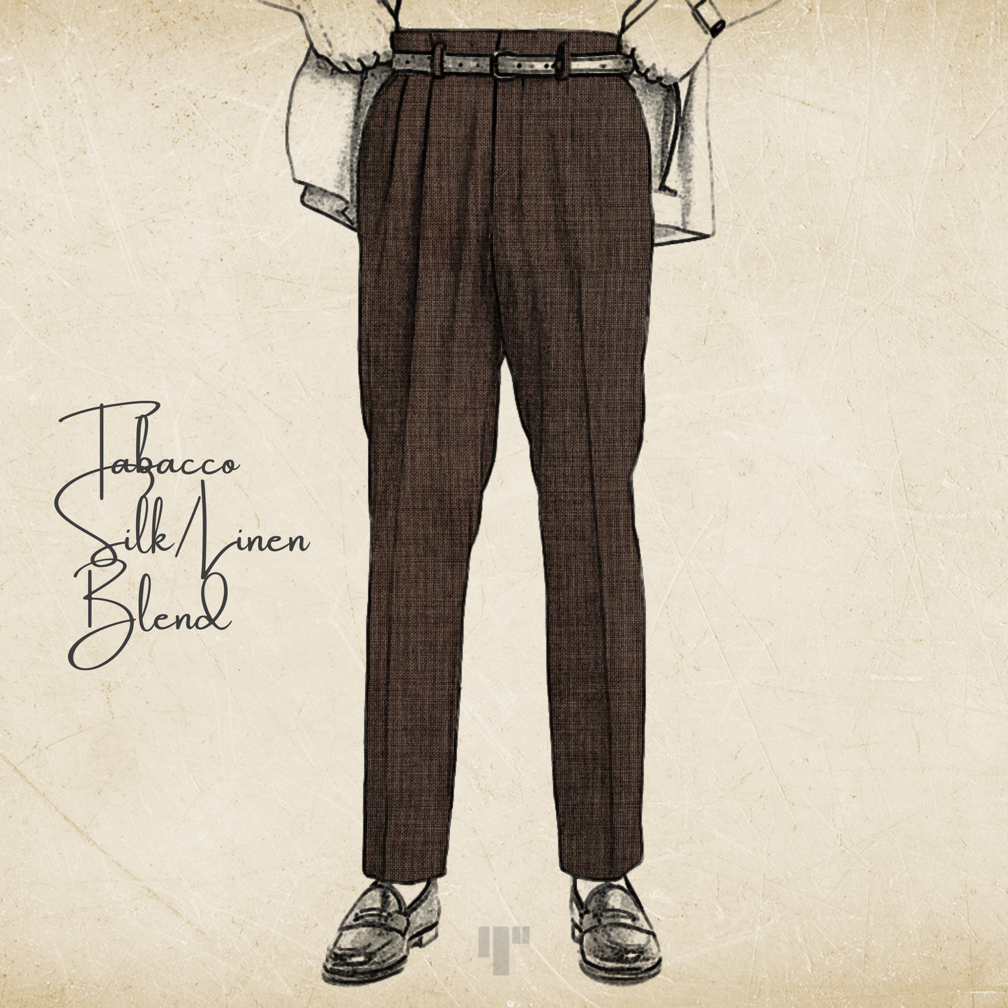 Design your 'One Piece Constructed Belt Looped Trousers'