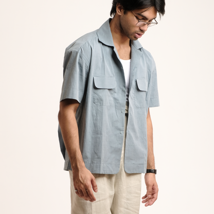 Baker Shirt: Teal