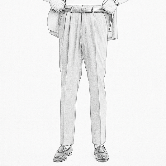Design your 'Double Front Loop Trousers'